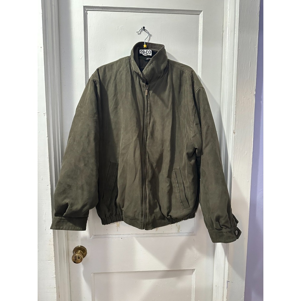 Weatherproof Olive Zip Up Jacket in L